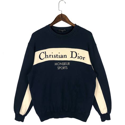 vintage christian dior sweatshirt|christian dior jumper men's.